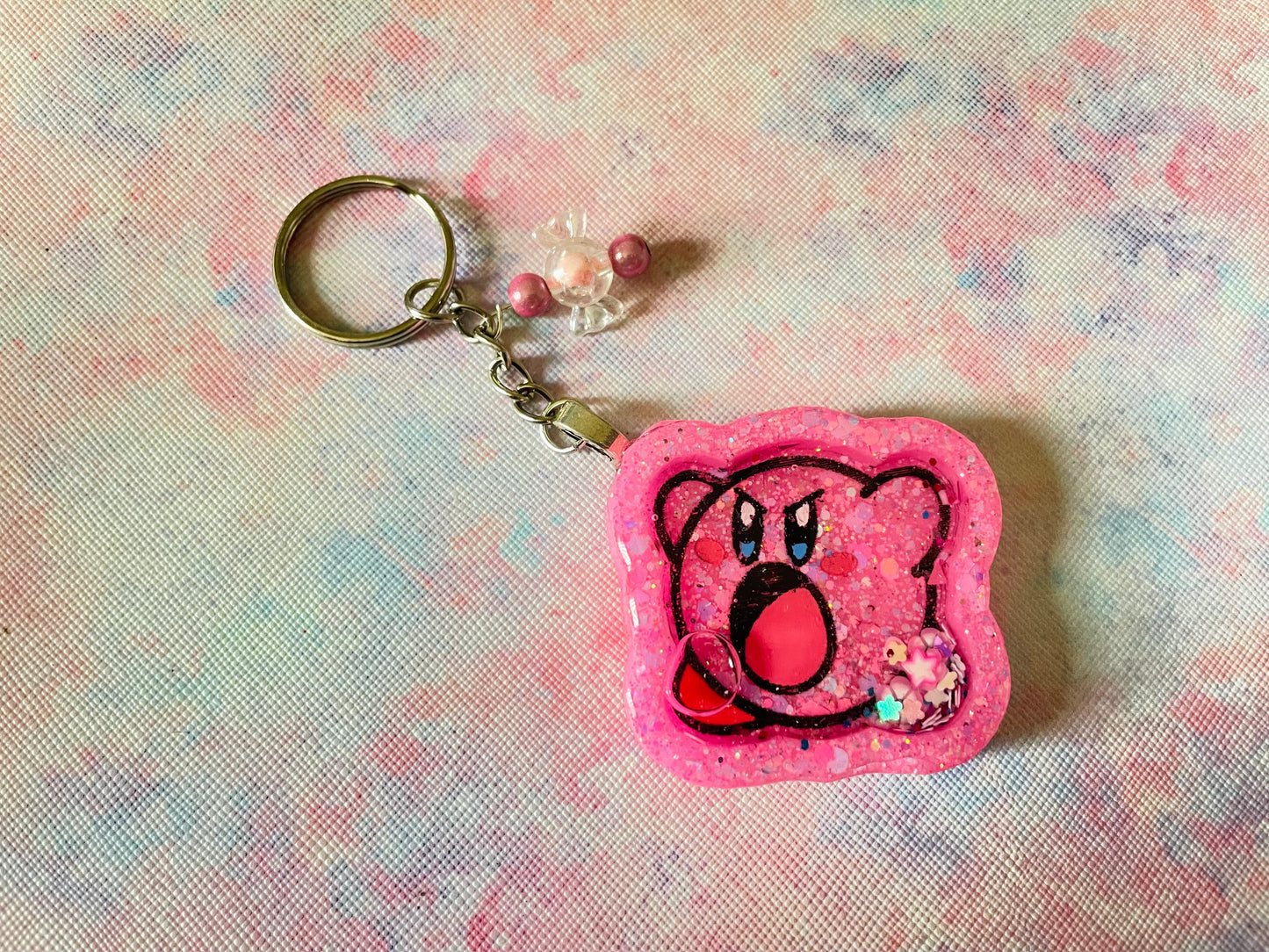Kirb Shaker Keyring