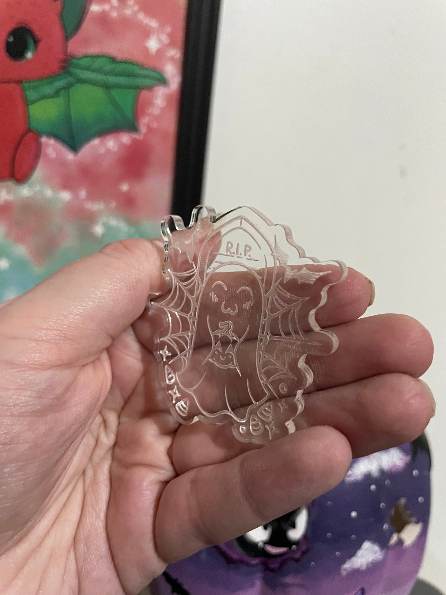 Cute Ghost Coffin Mould
