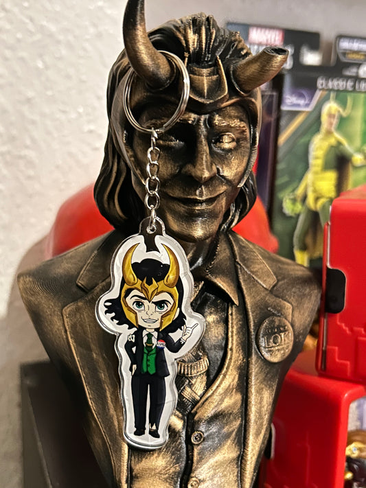 President Loki Keyring