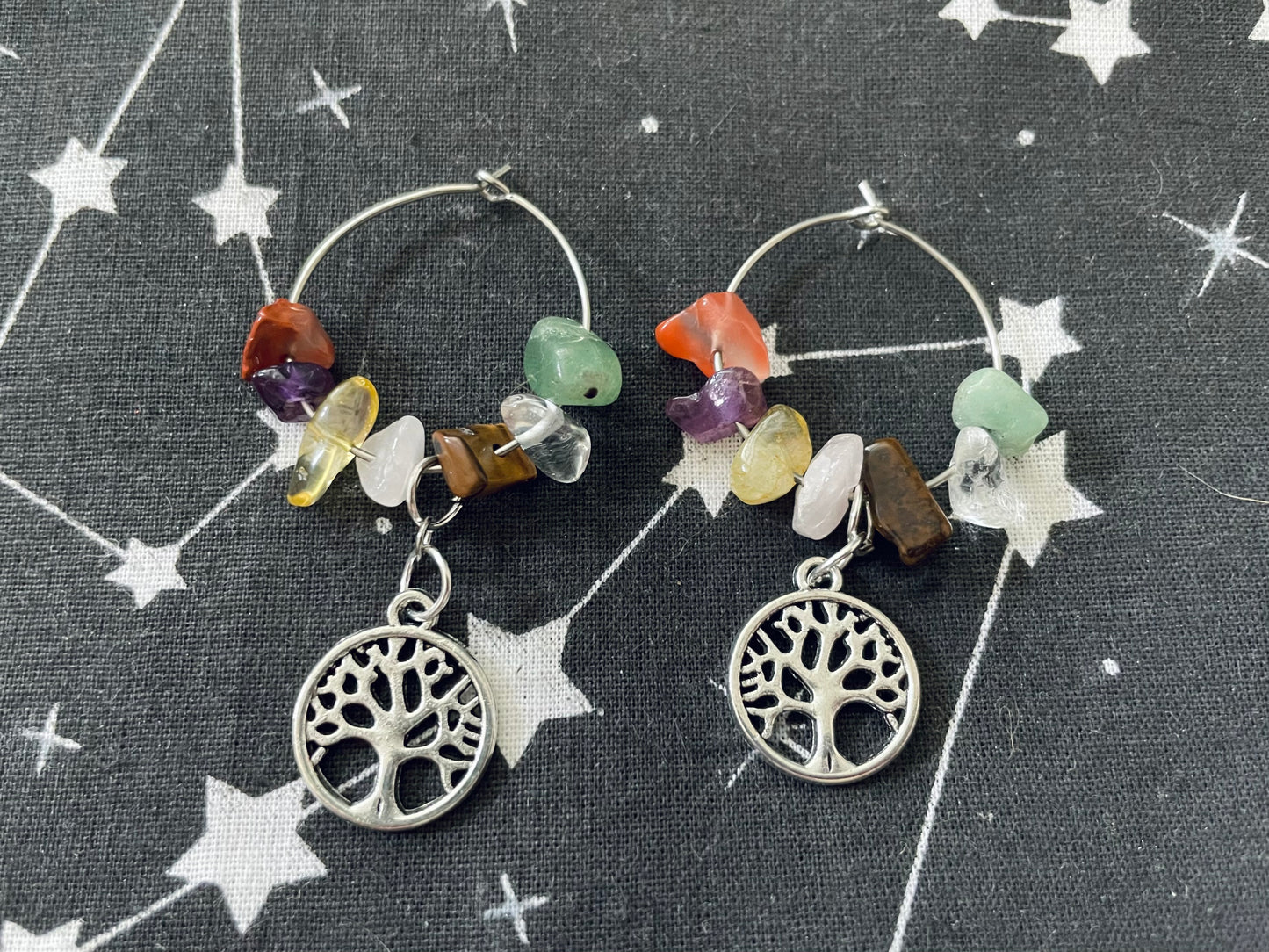 Crystal Hoop Earrings