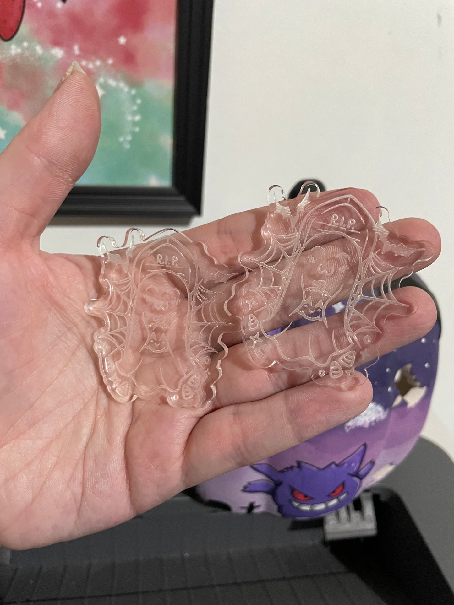 Cute Ghost Coffin Mould