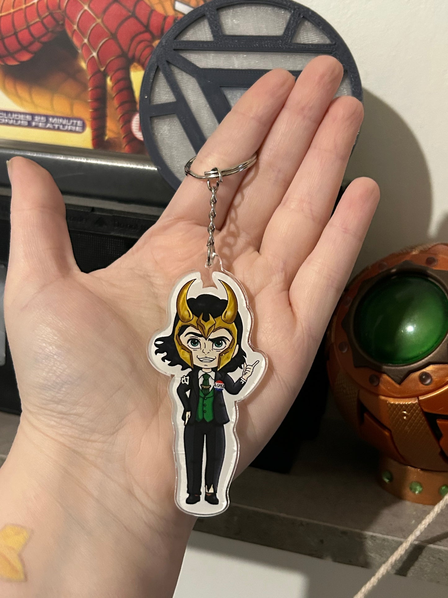 President Loki Keyring