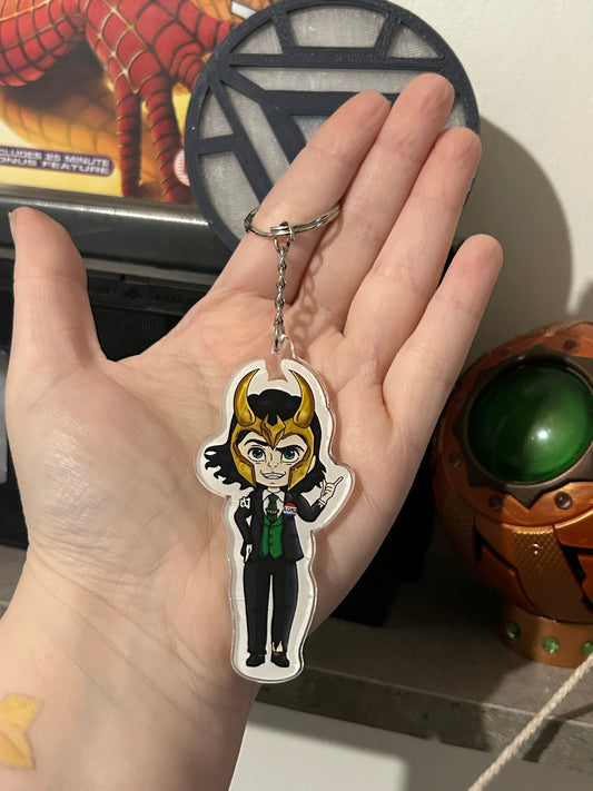 President Loki Keyring