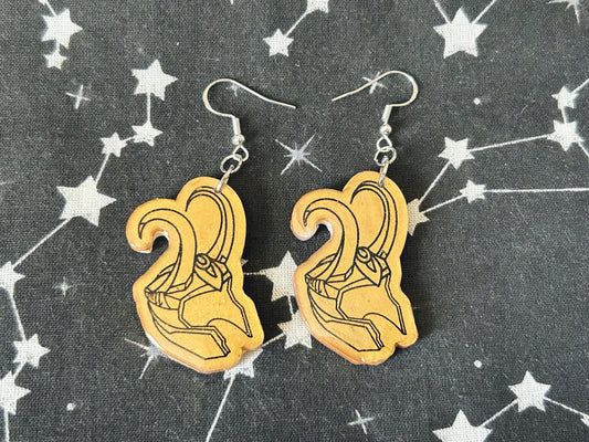 Loki Helmet Earrings