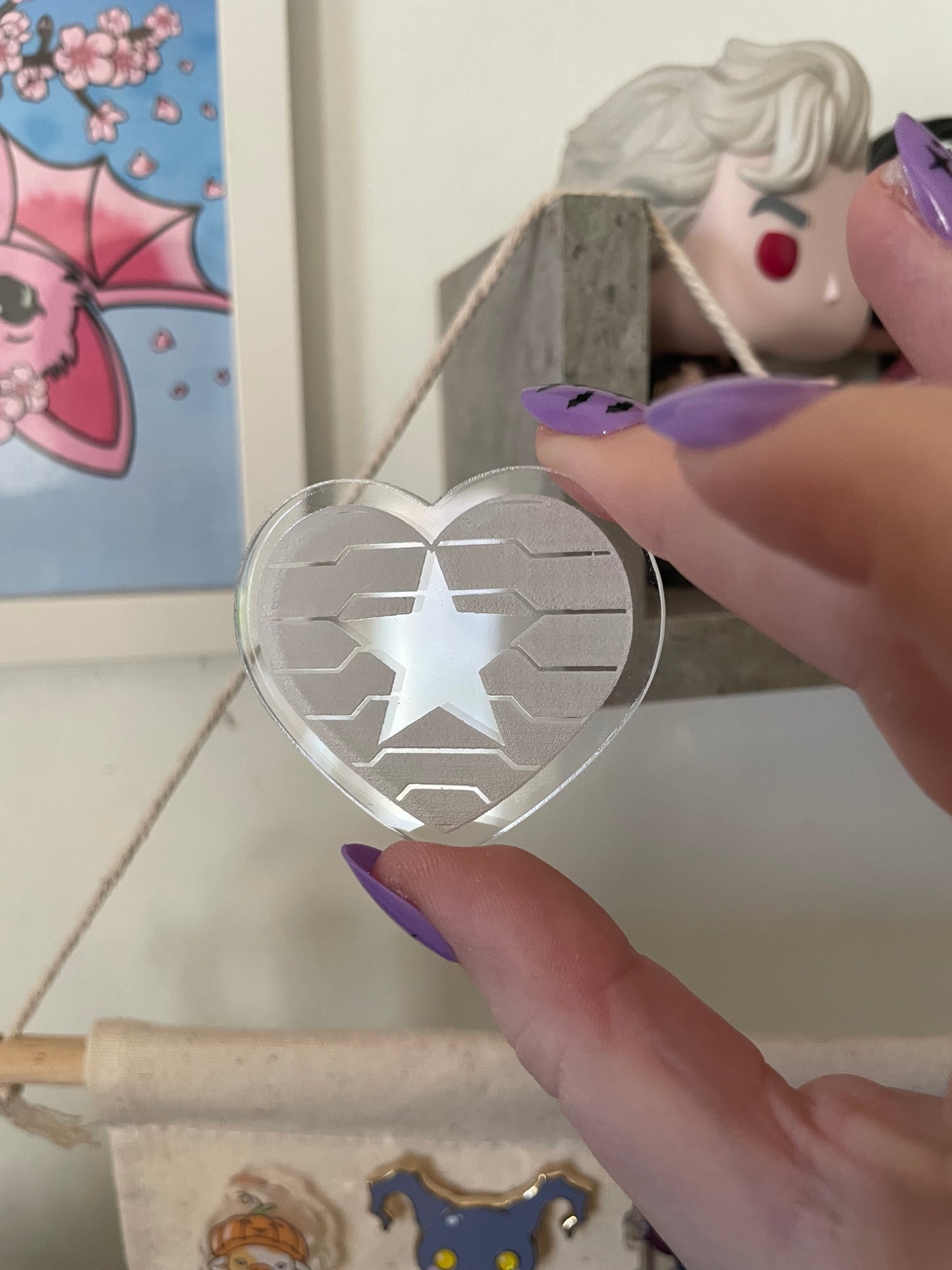 Winter Soldier Heart Mould