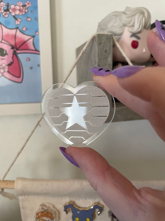 Winter Soldier Heart Mould