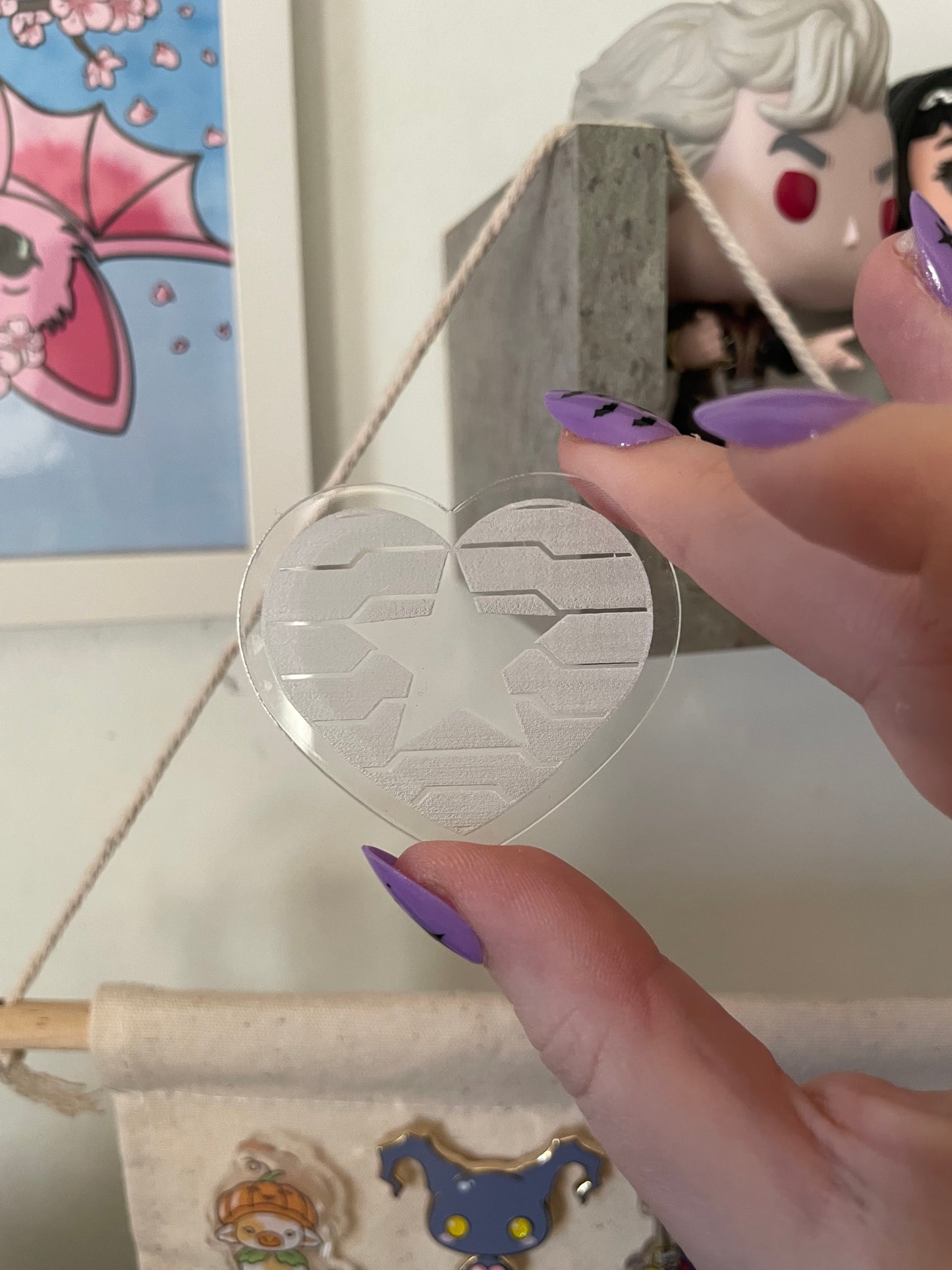 Winter Soldier Heart Mould