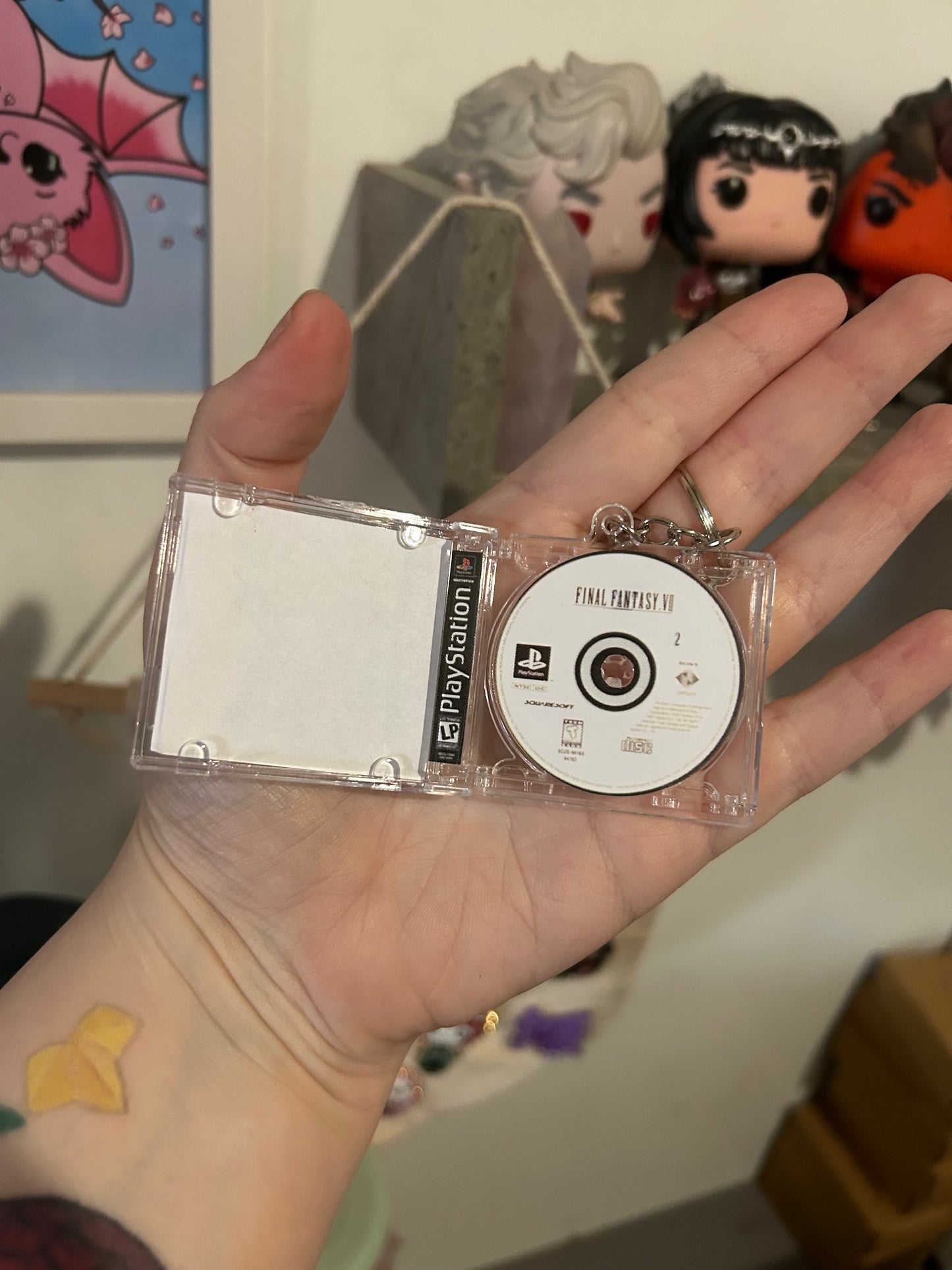 PS1 Game Case Keyrings