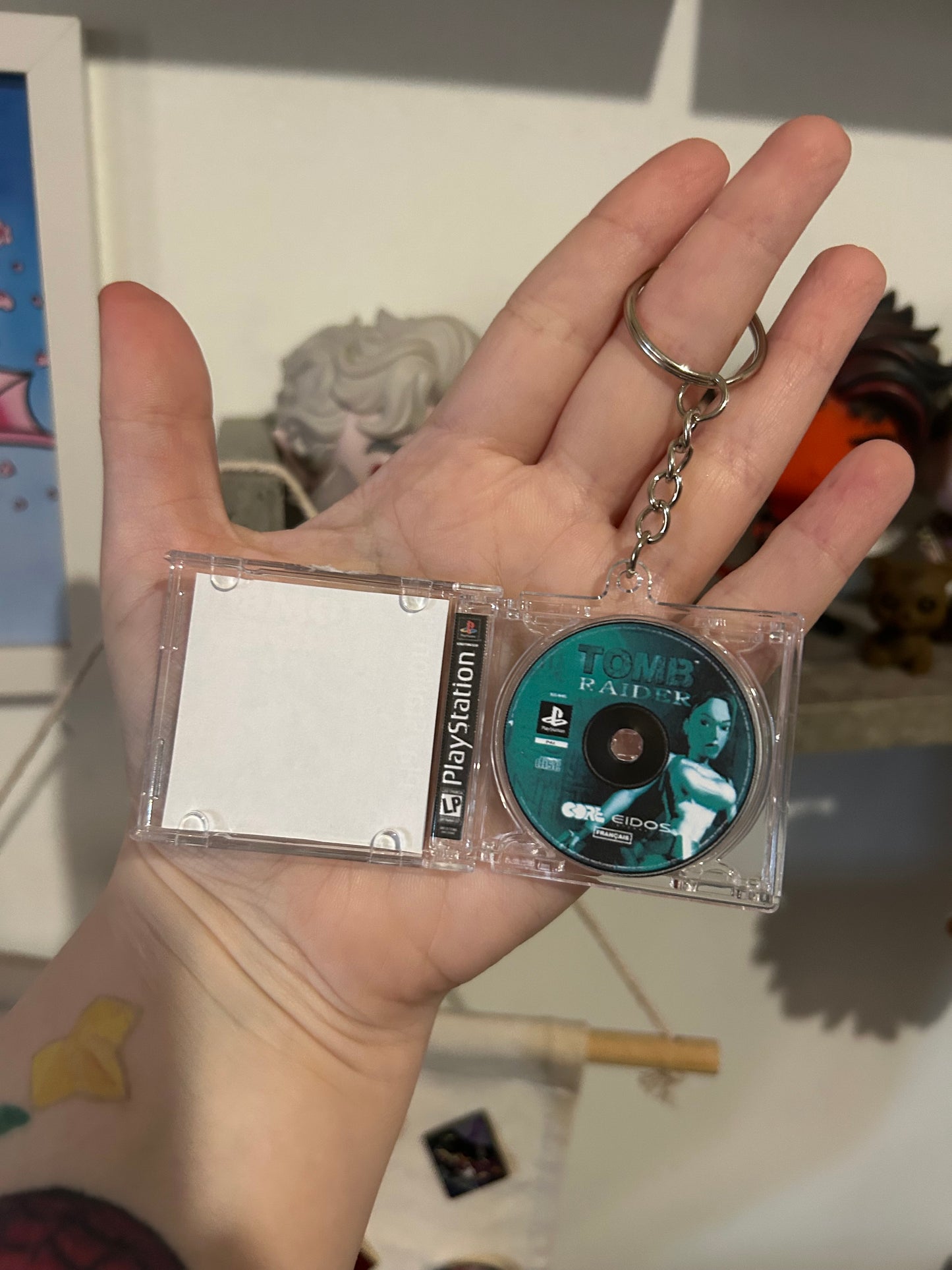 PS1 Game Case Keyrings