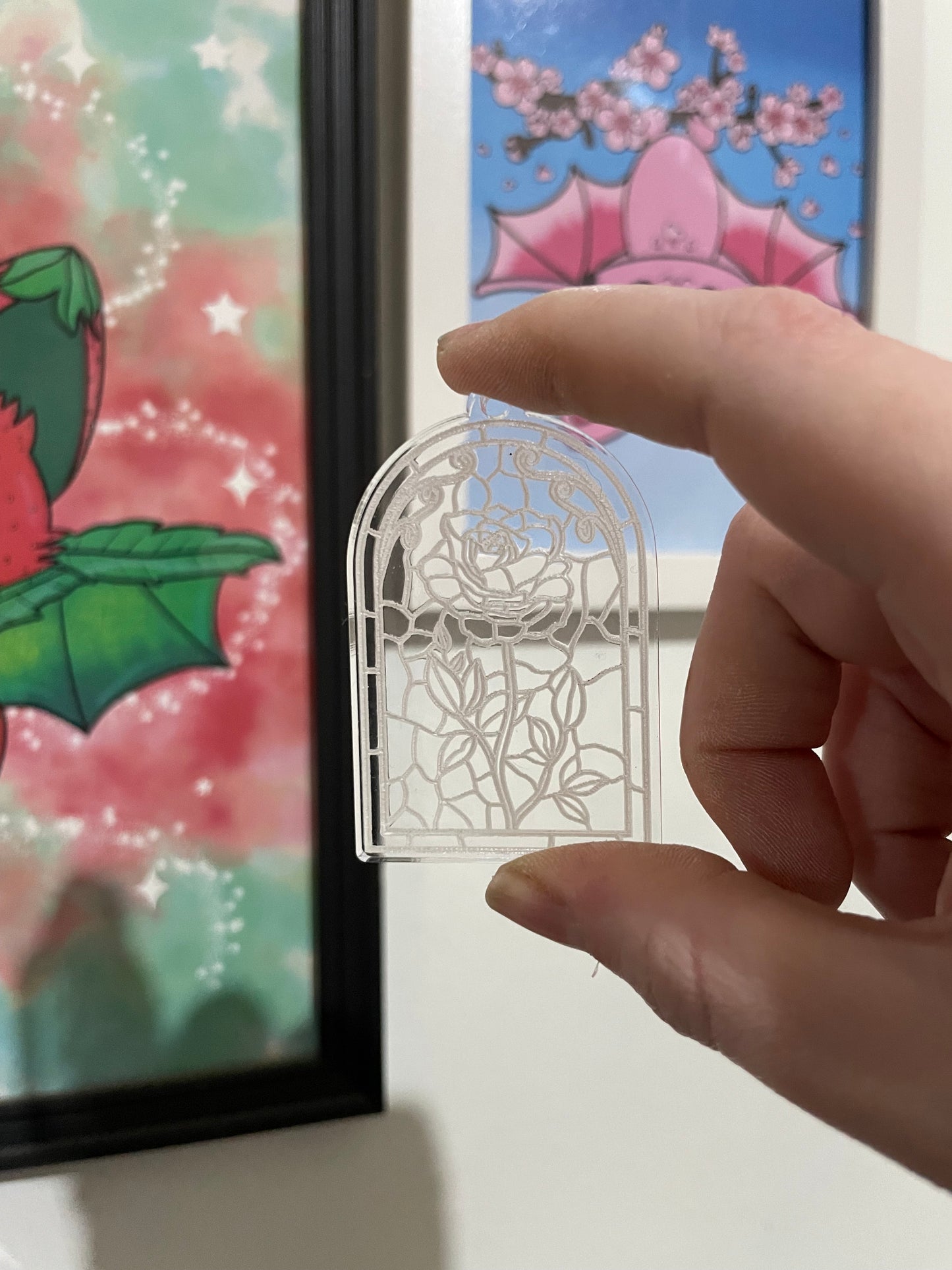 Stain Glass Rose Mould