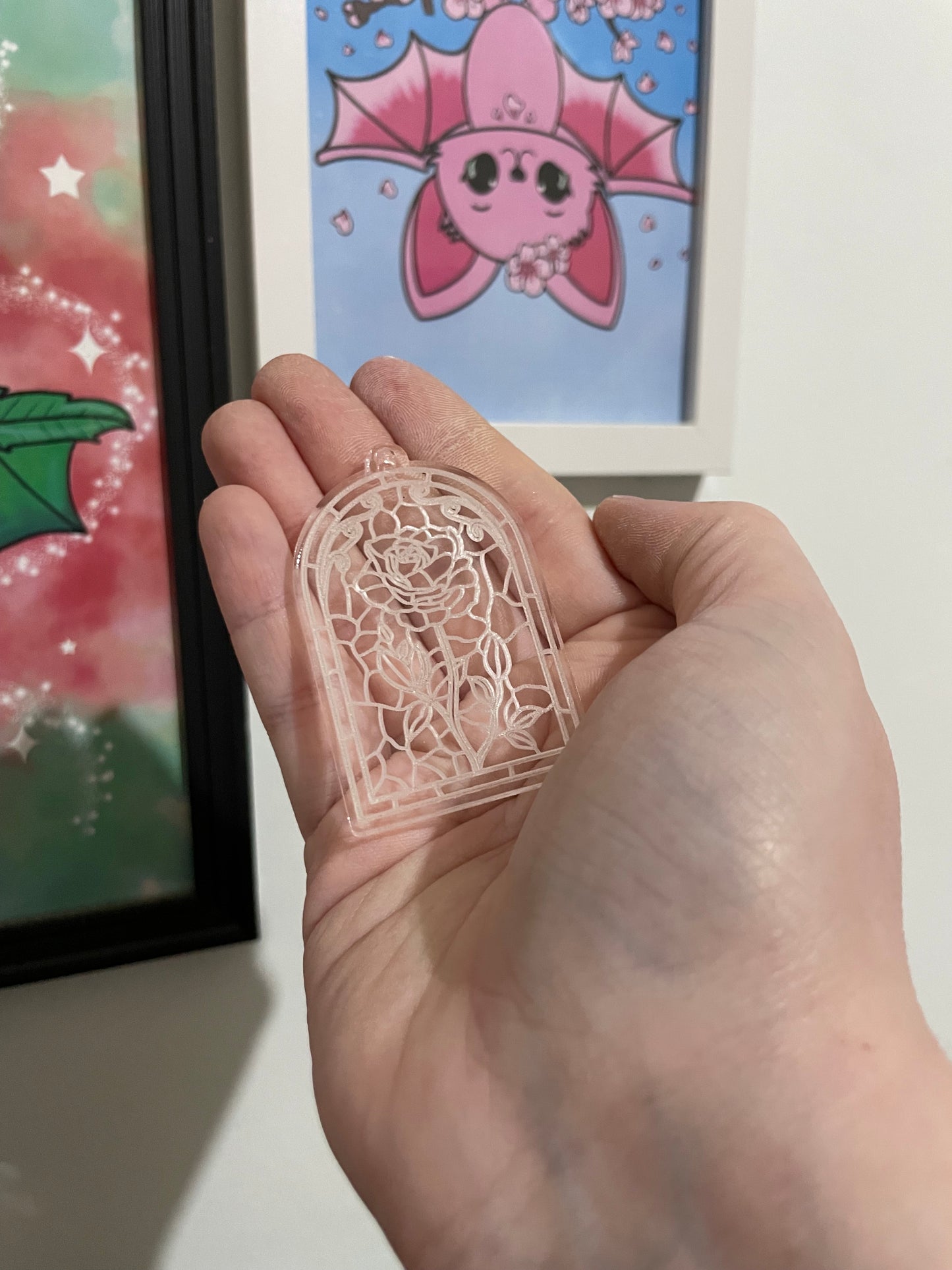 Stain Glass Rose Mould