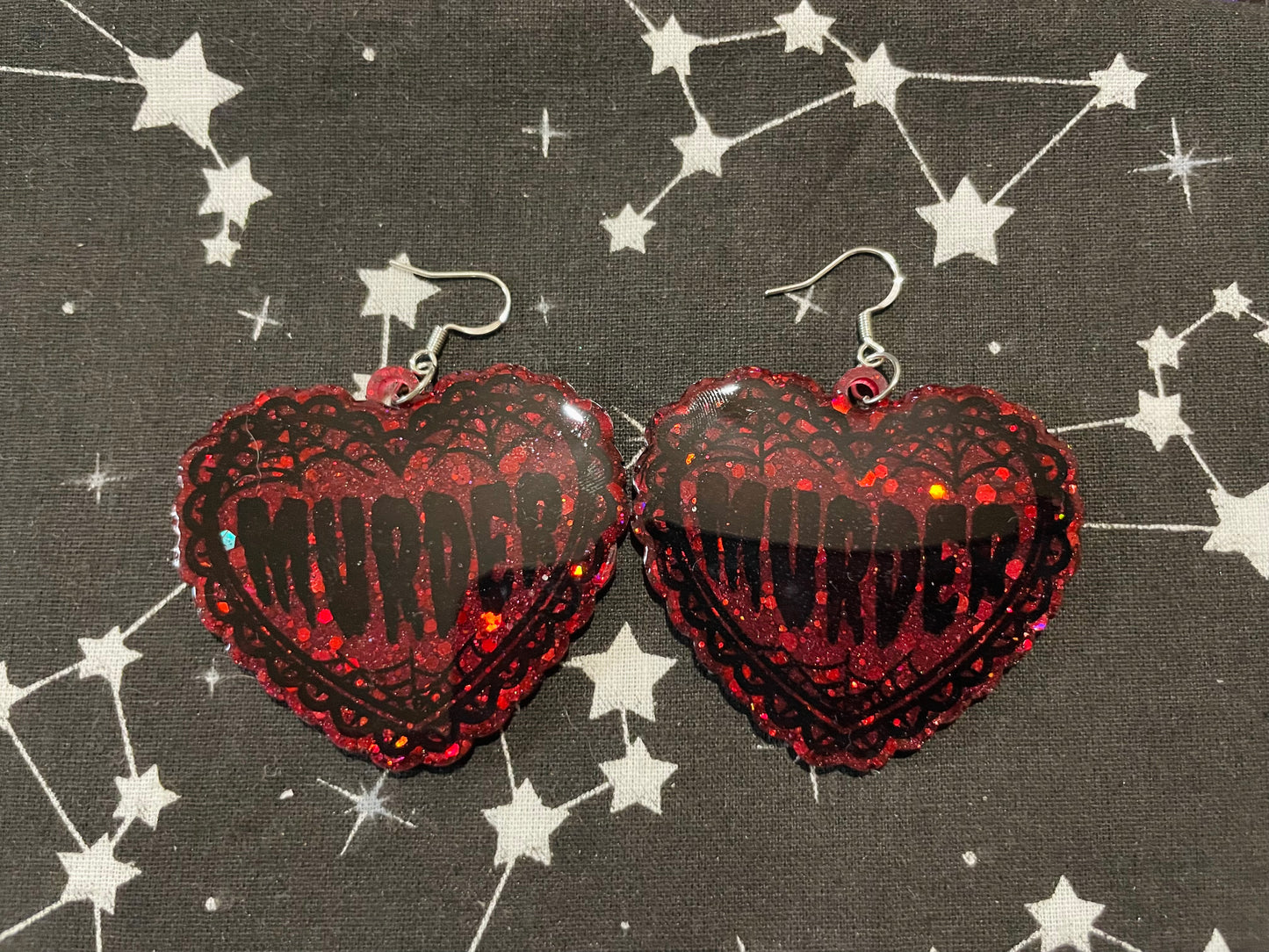 Murder Heart Earrings