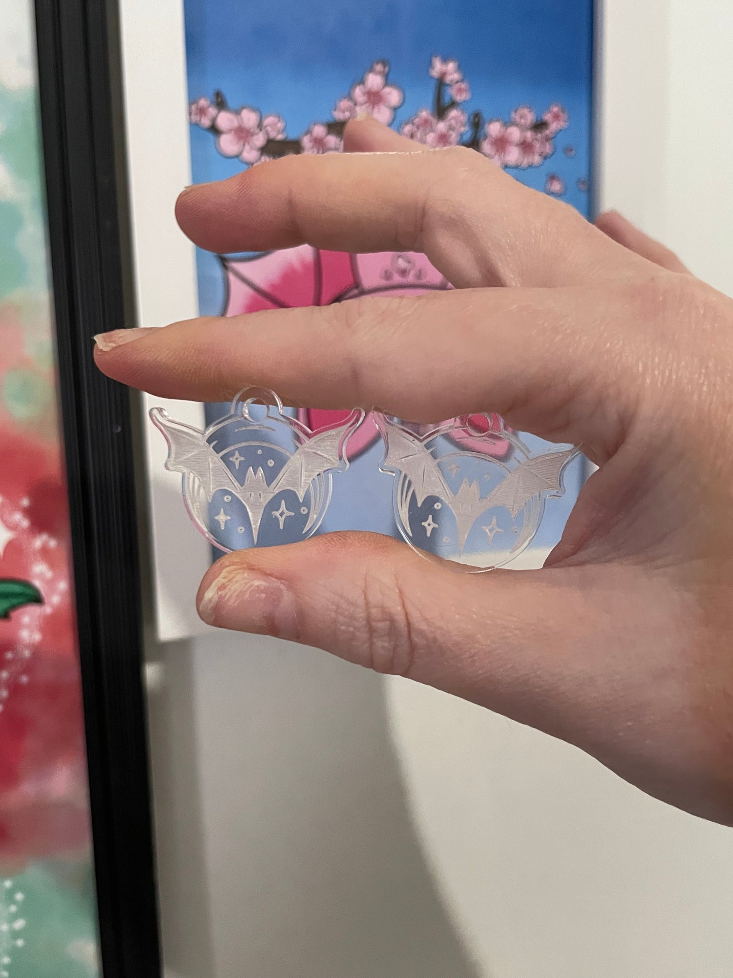 Bat Moon Earring Mould