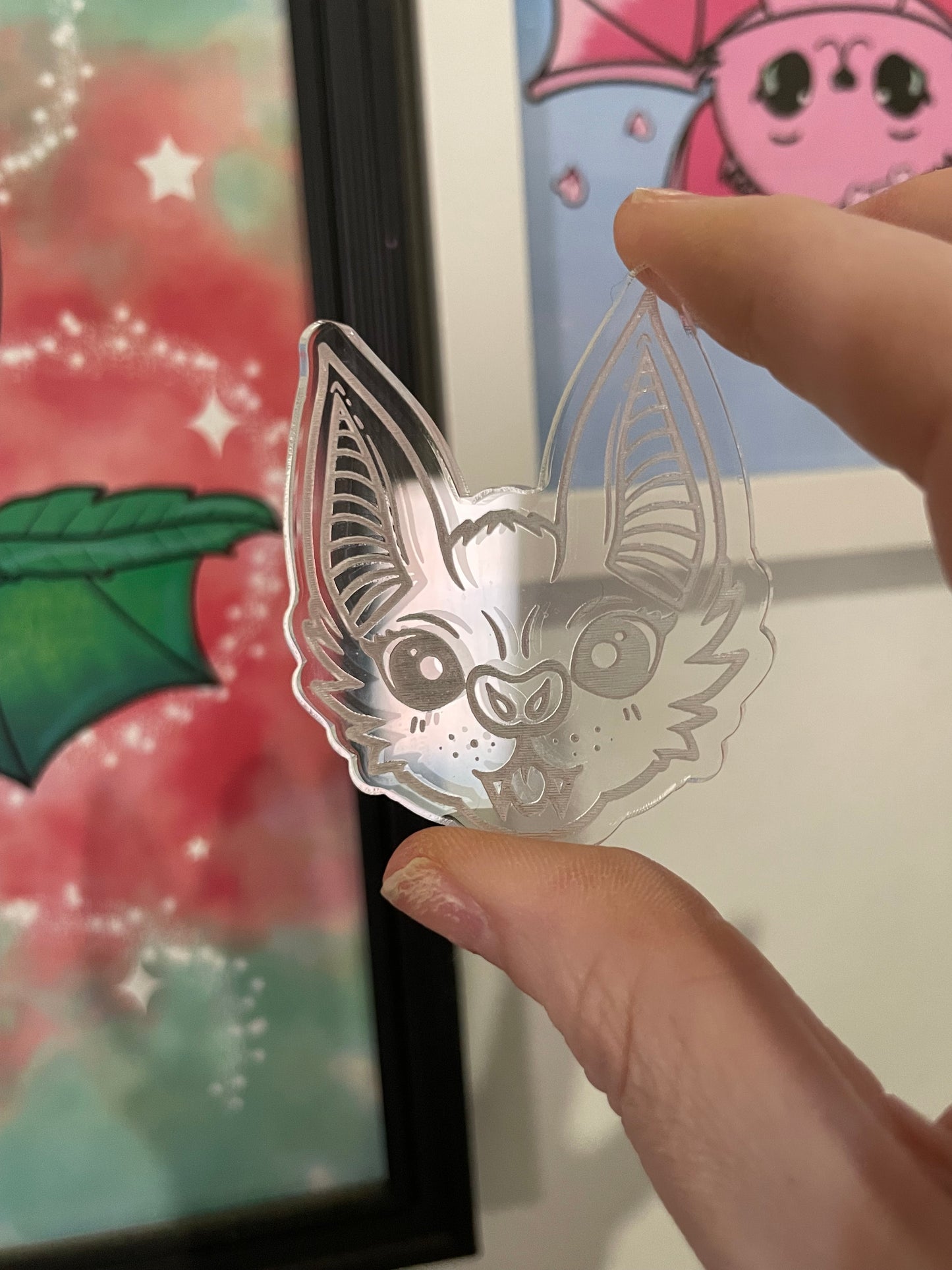 Cute Bat Head Mould