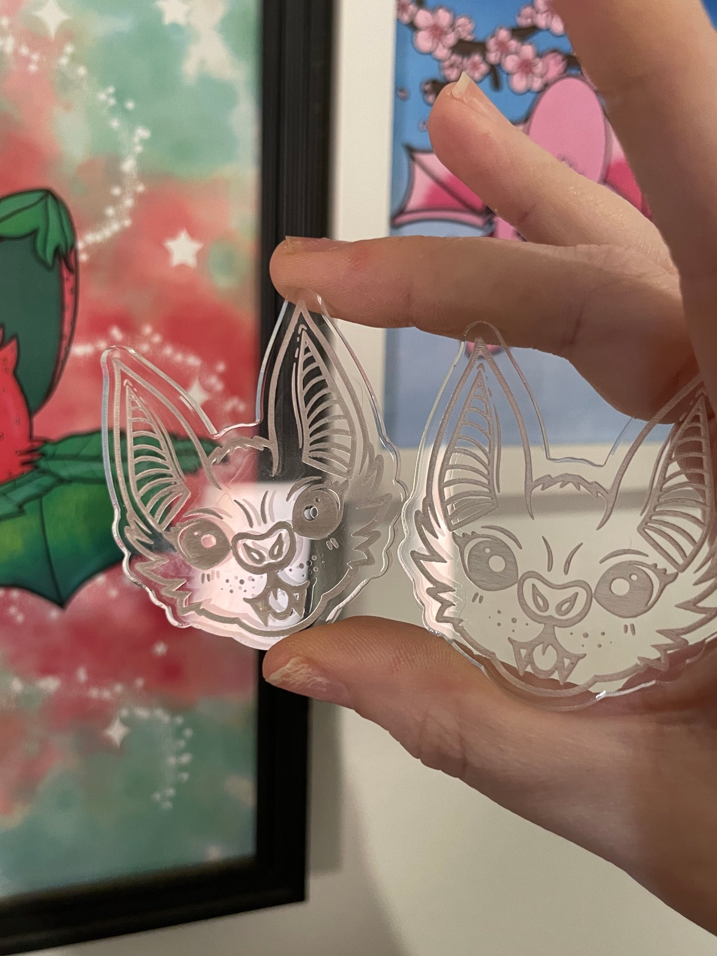 Cute Bat Head Mould