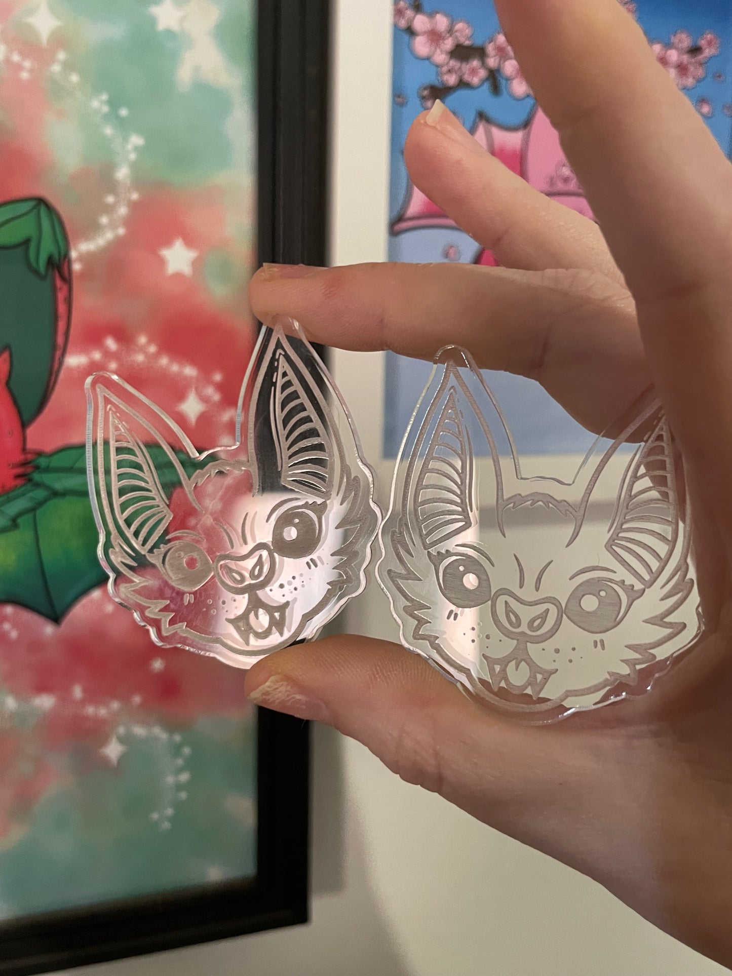 Cute Bat Head Mould