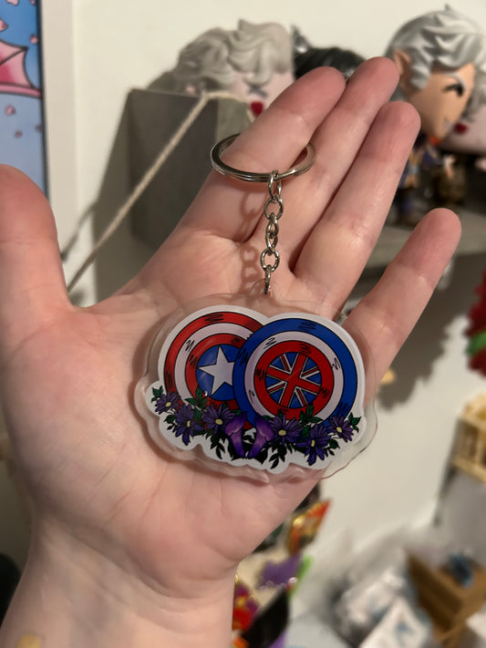 Cap & Peggy Keyring
