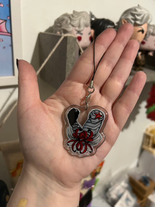 Winter Soldier Phone Charm