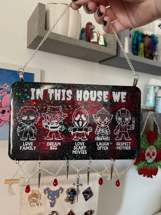 Horror Family Wall Hanging