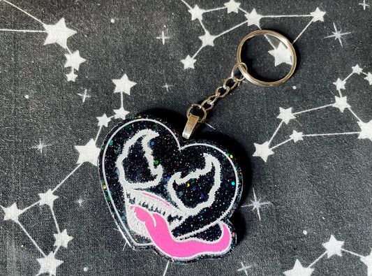 Venom Heart Keyring