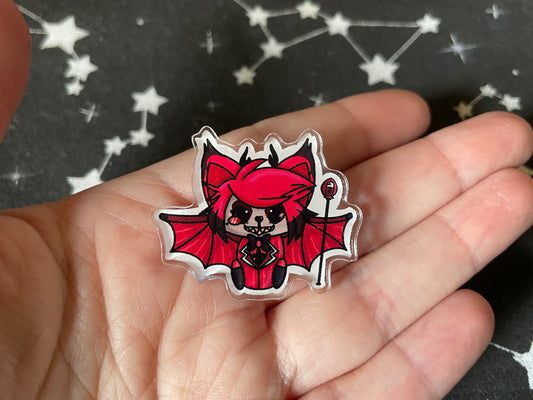 Alastor Bat Pin