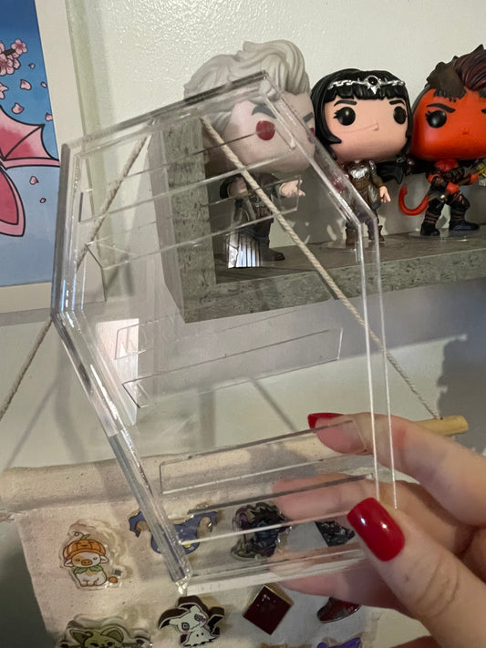 Mini Coffin Press on Nails Holder Mould