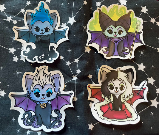 Villain Bat Stickers Pt 1