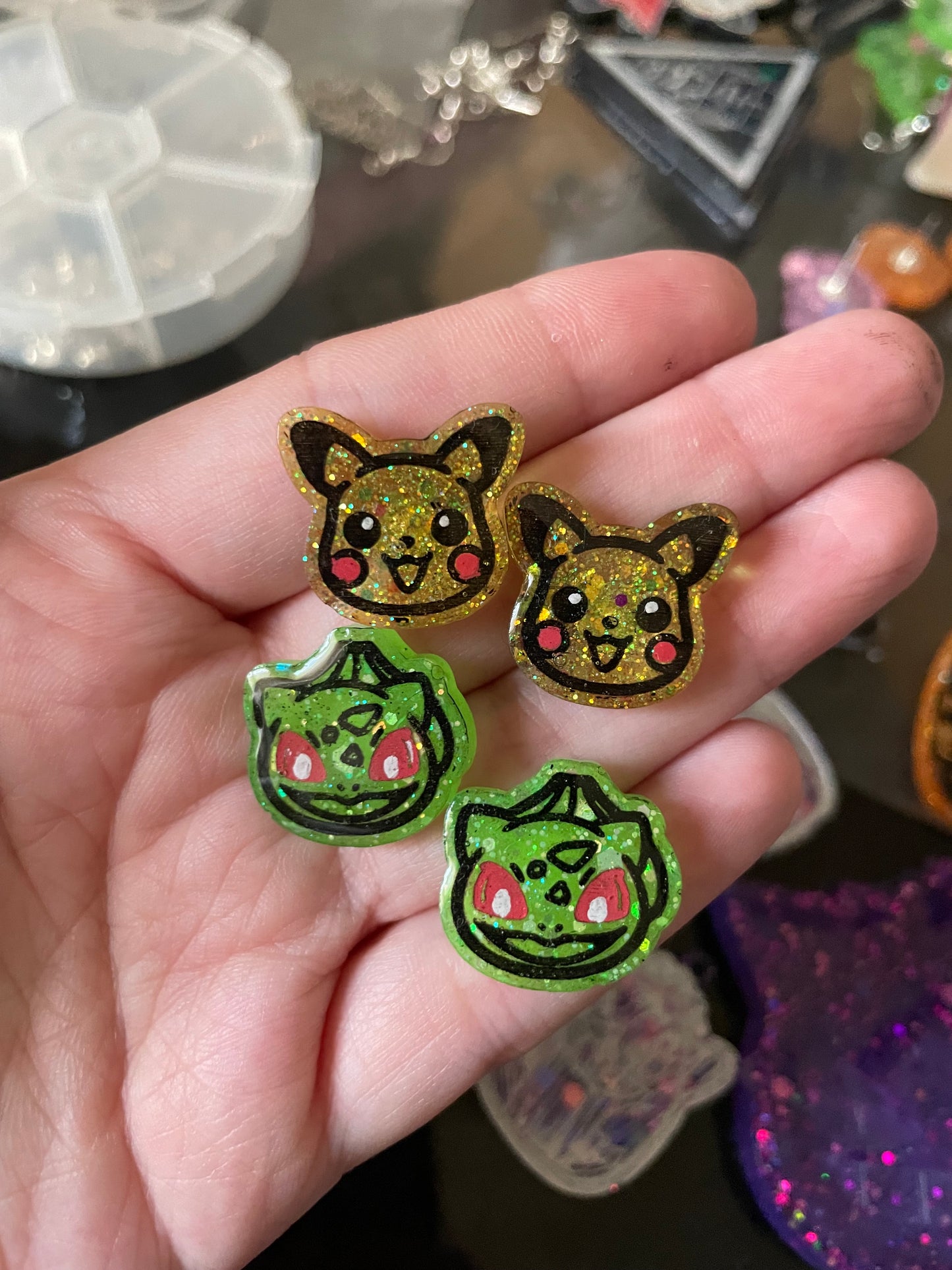 Cute Pocket Monster Studs 2