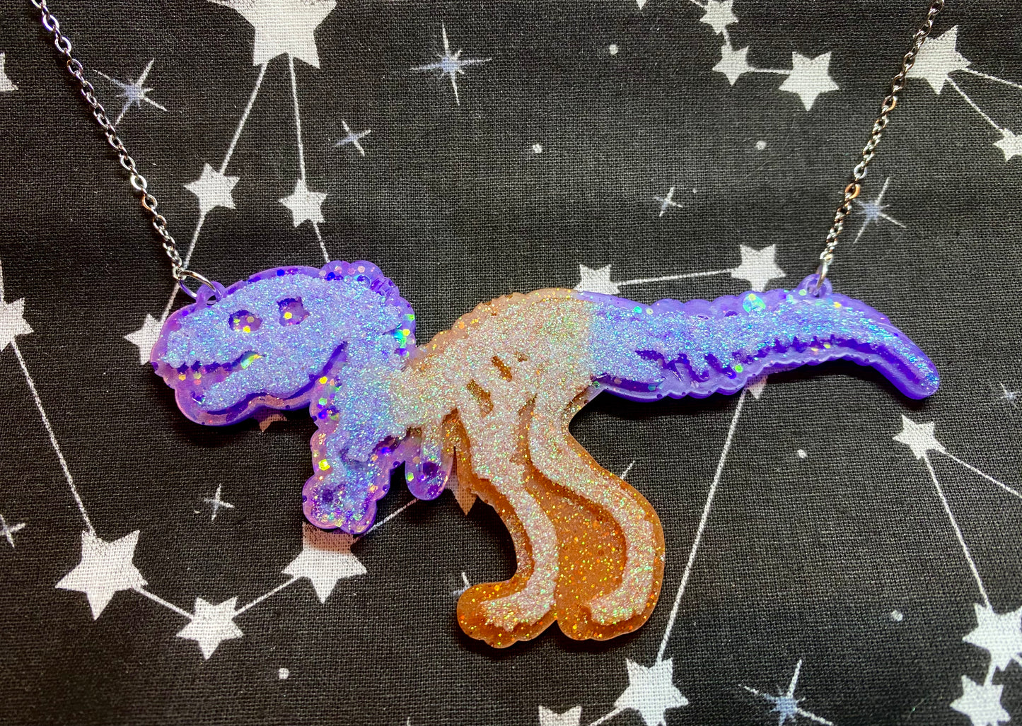 Trex Skeleton Necklace