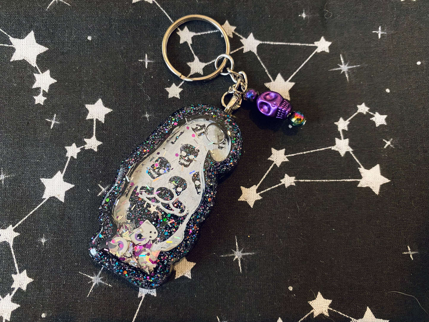 Spooky Gonk Shaker Keyring