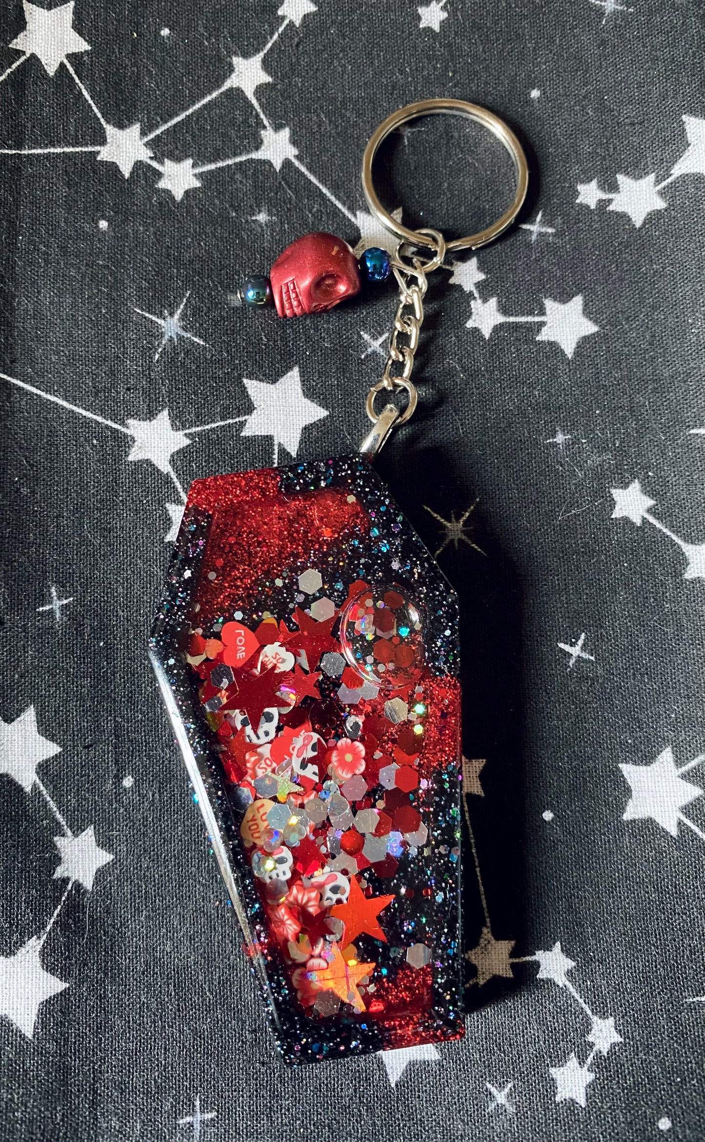 Coffin Shaker Keyring