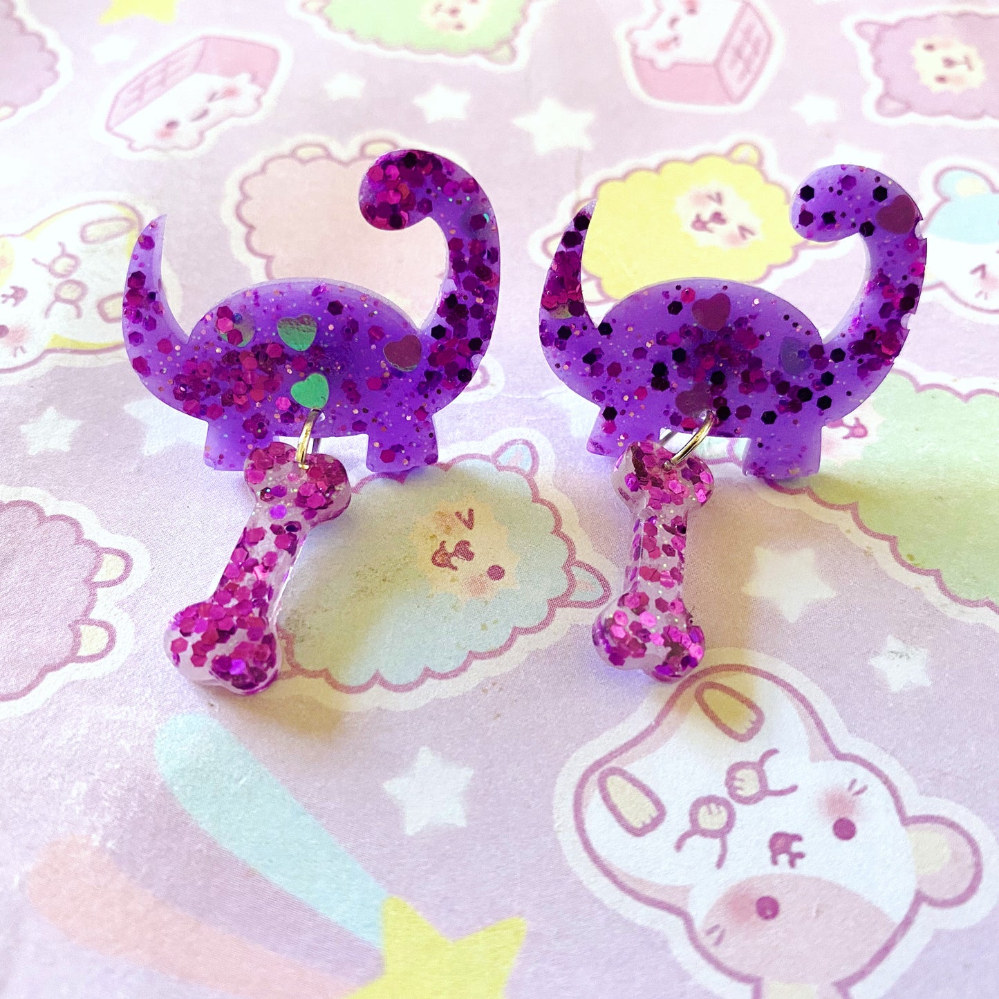 Dinosaur Earrings