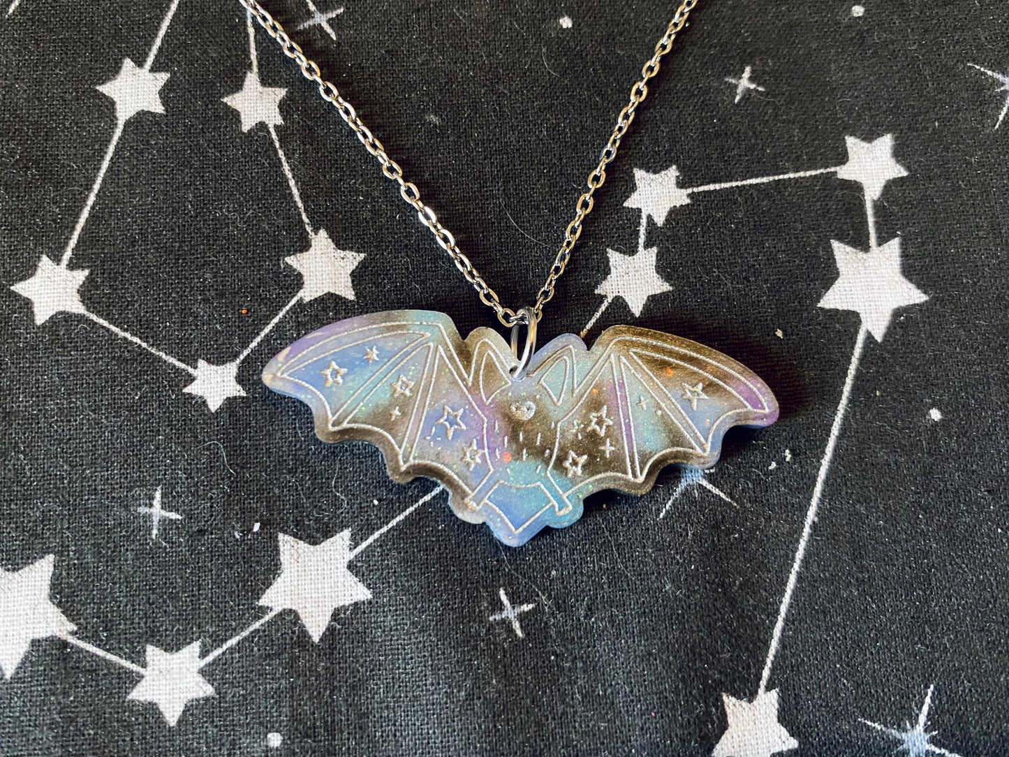 Starry Bat Necklace