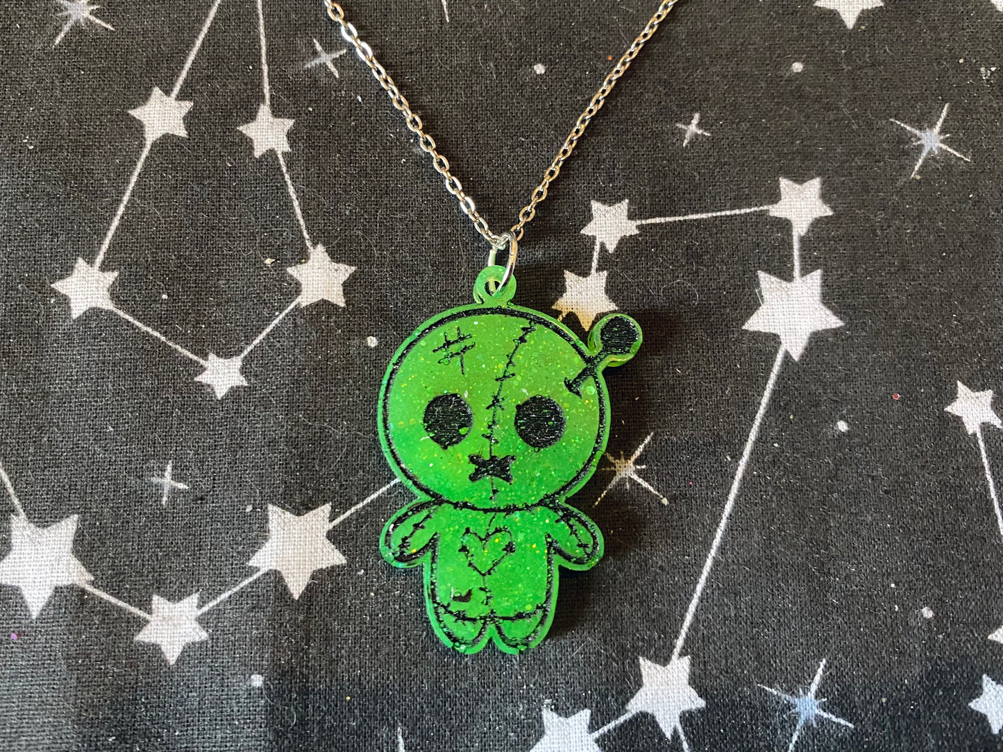 Cute Voodoo Doll Necklace