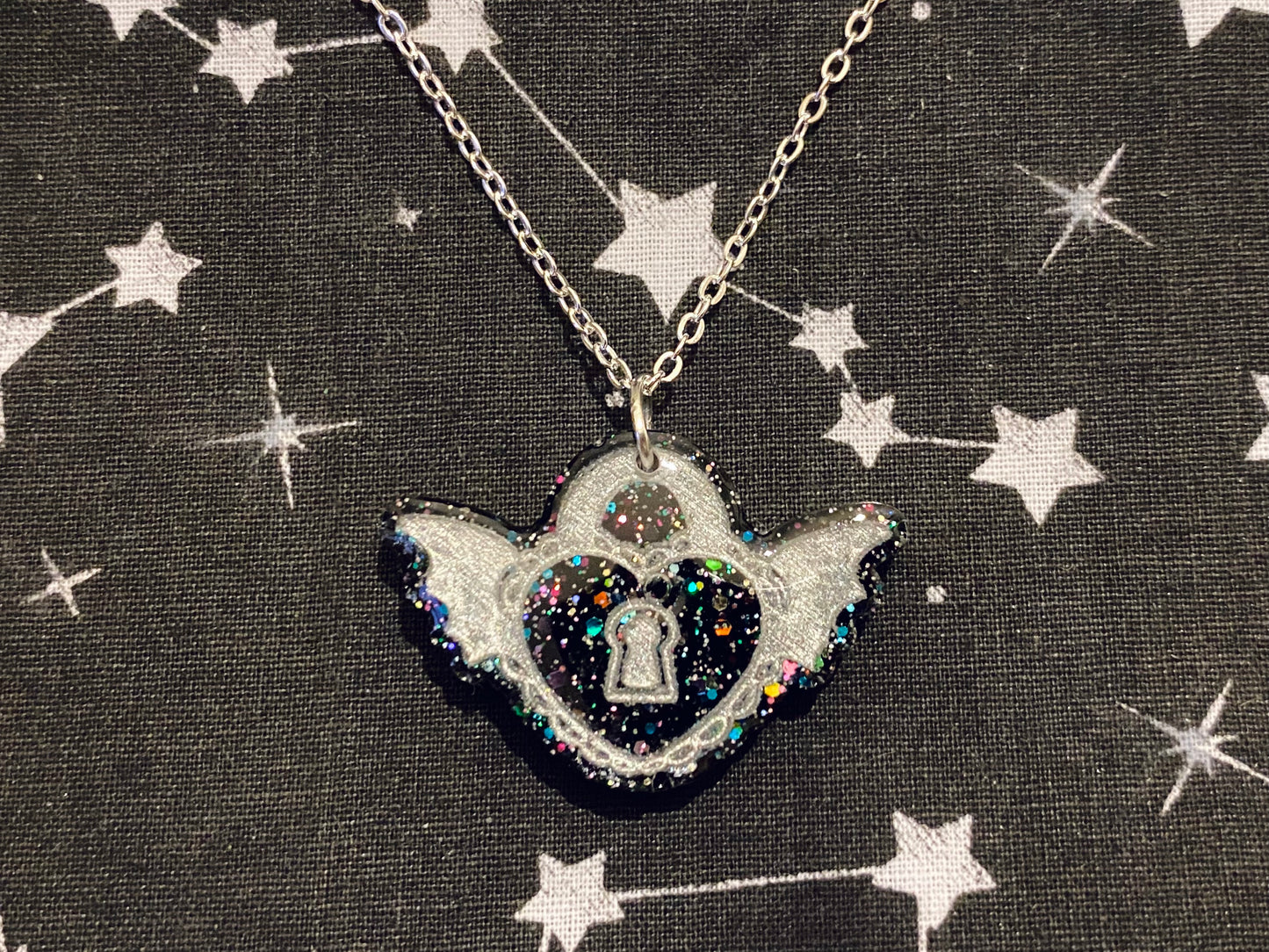 Spooky Padlock Necklace
