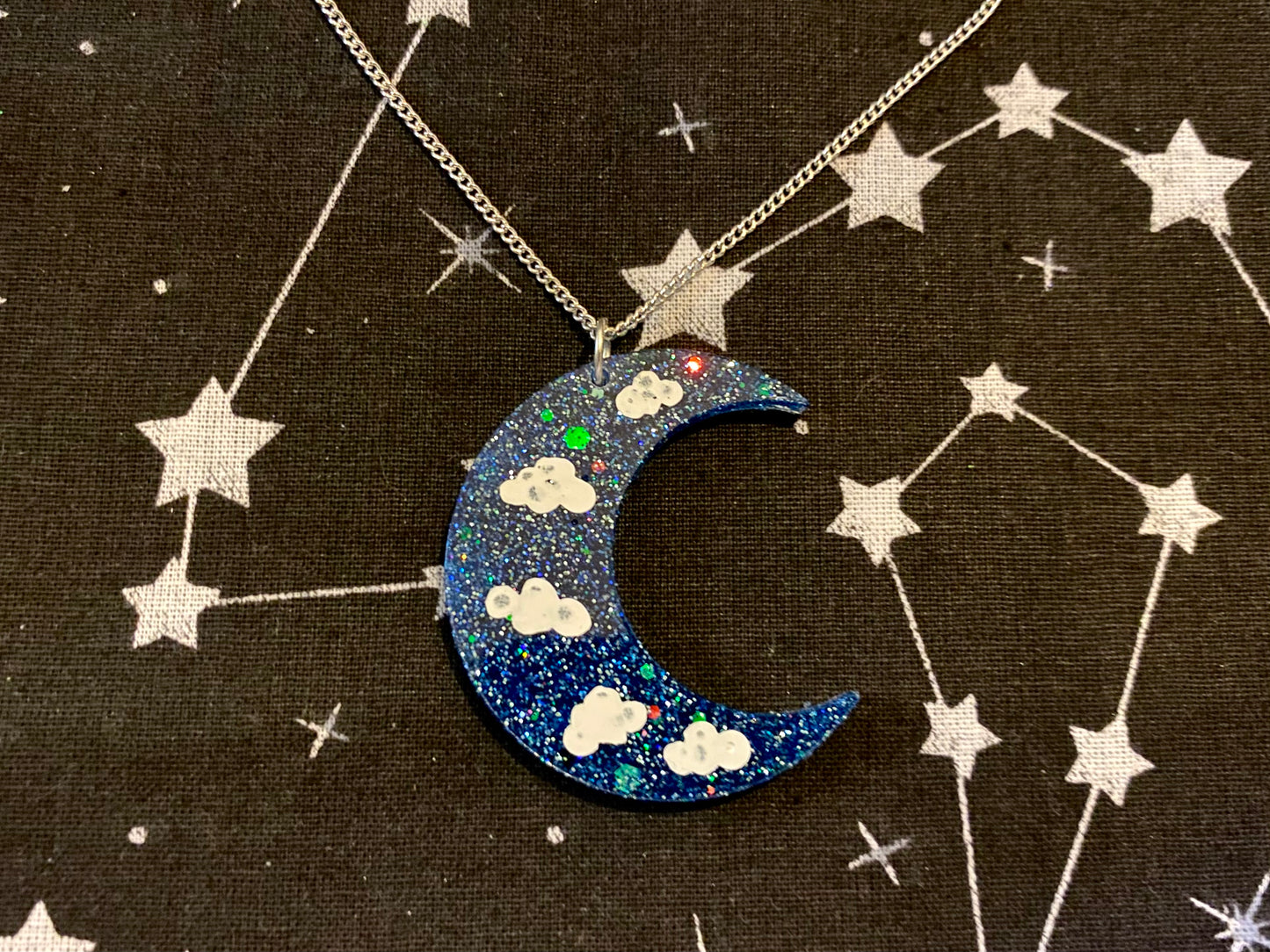 Cloud Moon Necklace