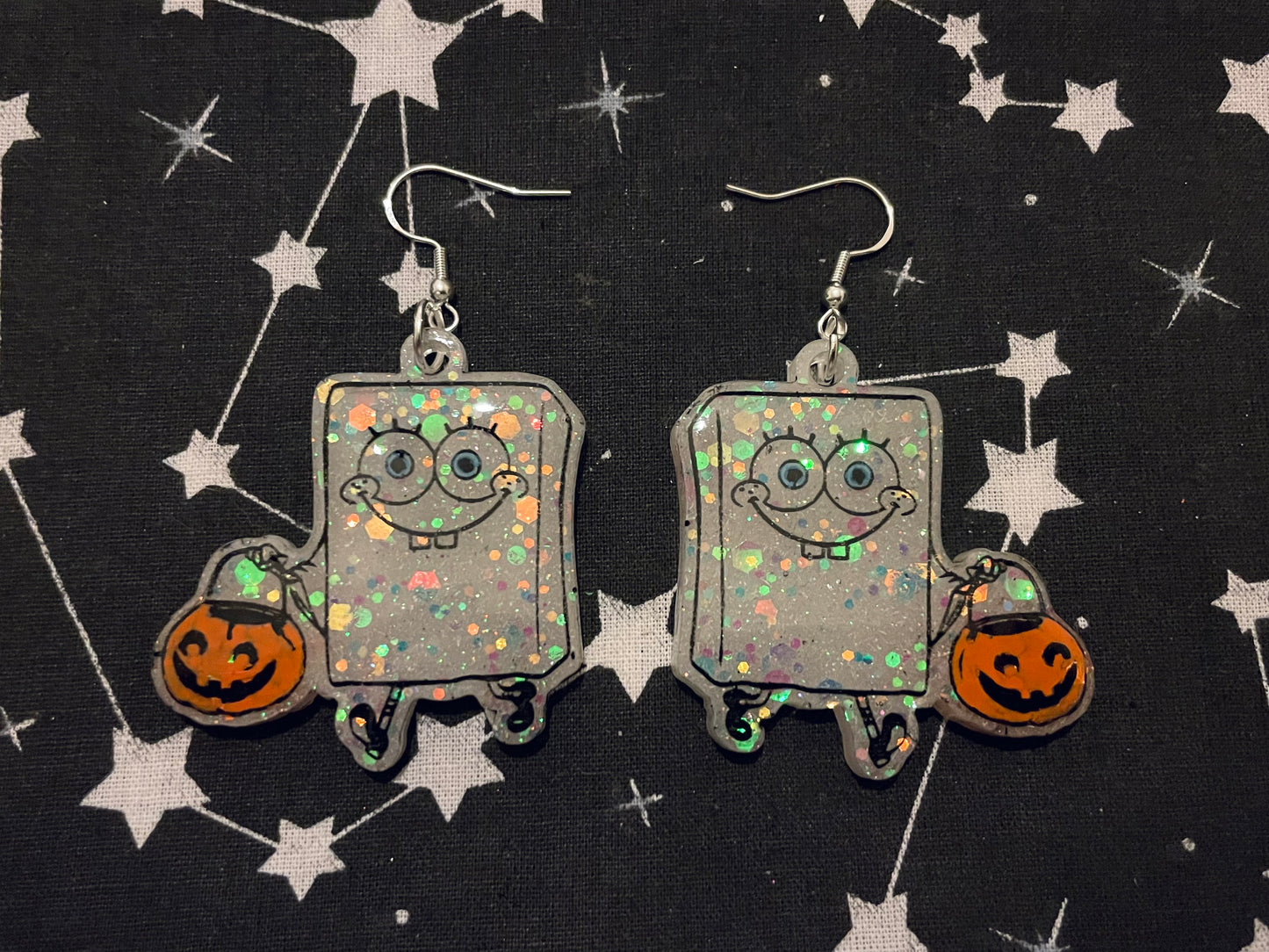 Ghost Bob Earrings