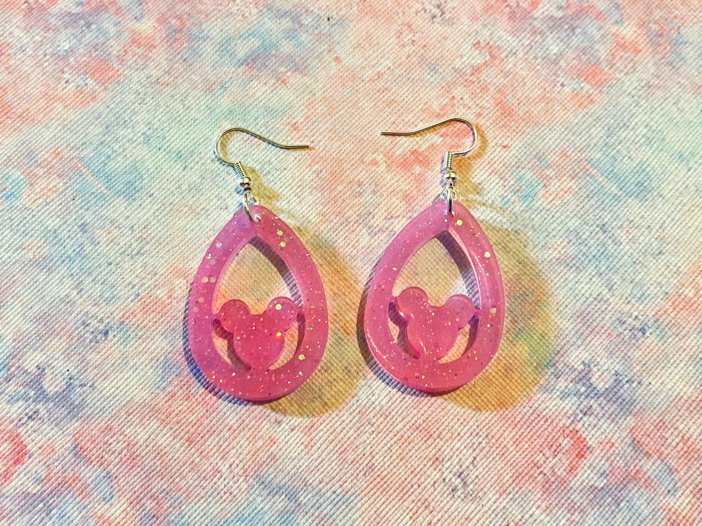 Teardrop Mouse Earrings