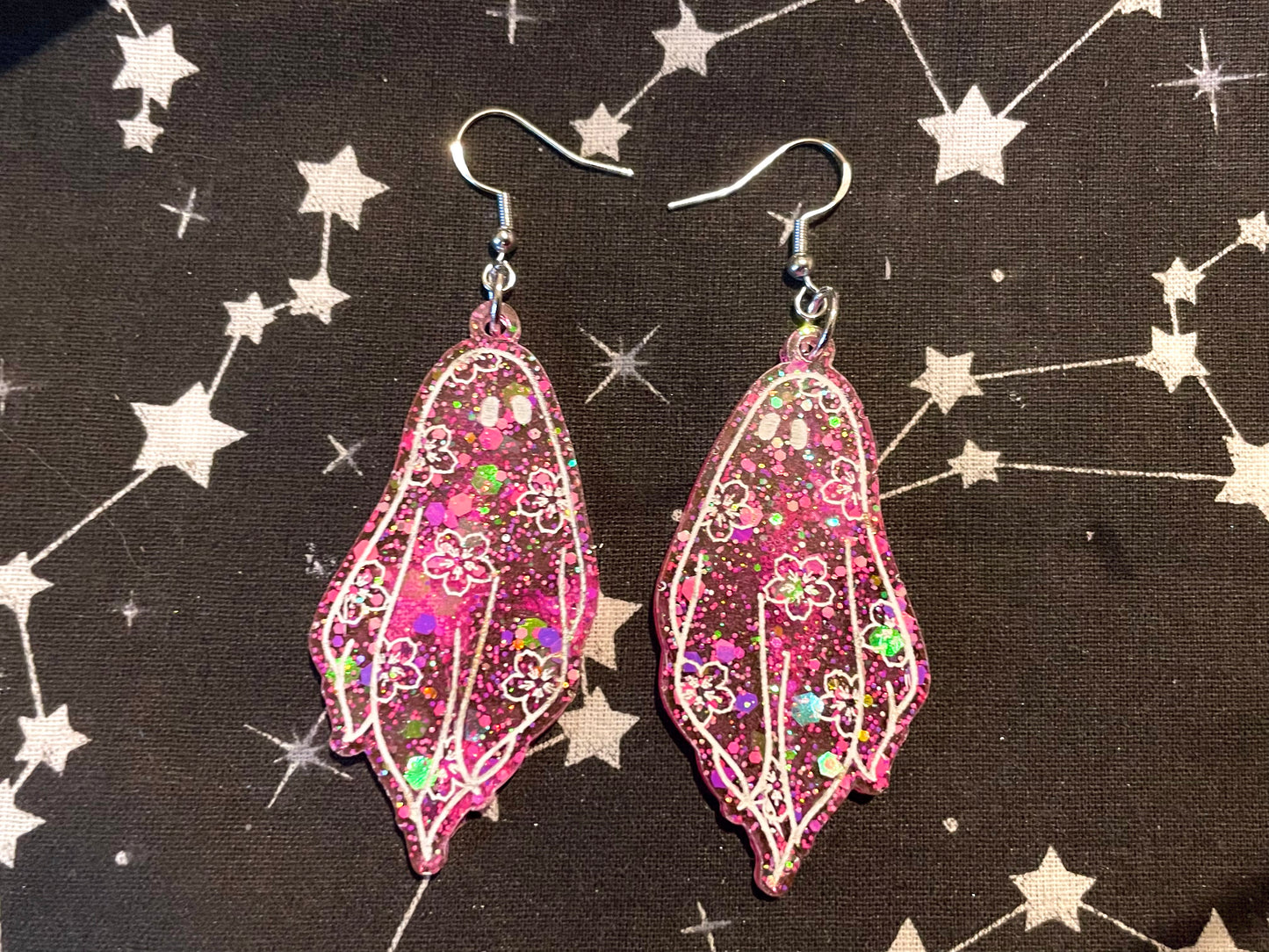 Cherry Blossom Ghost Earrings