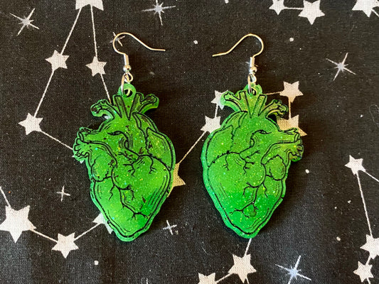 Anatomical Heart Earrings
