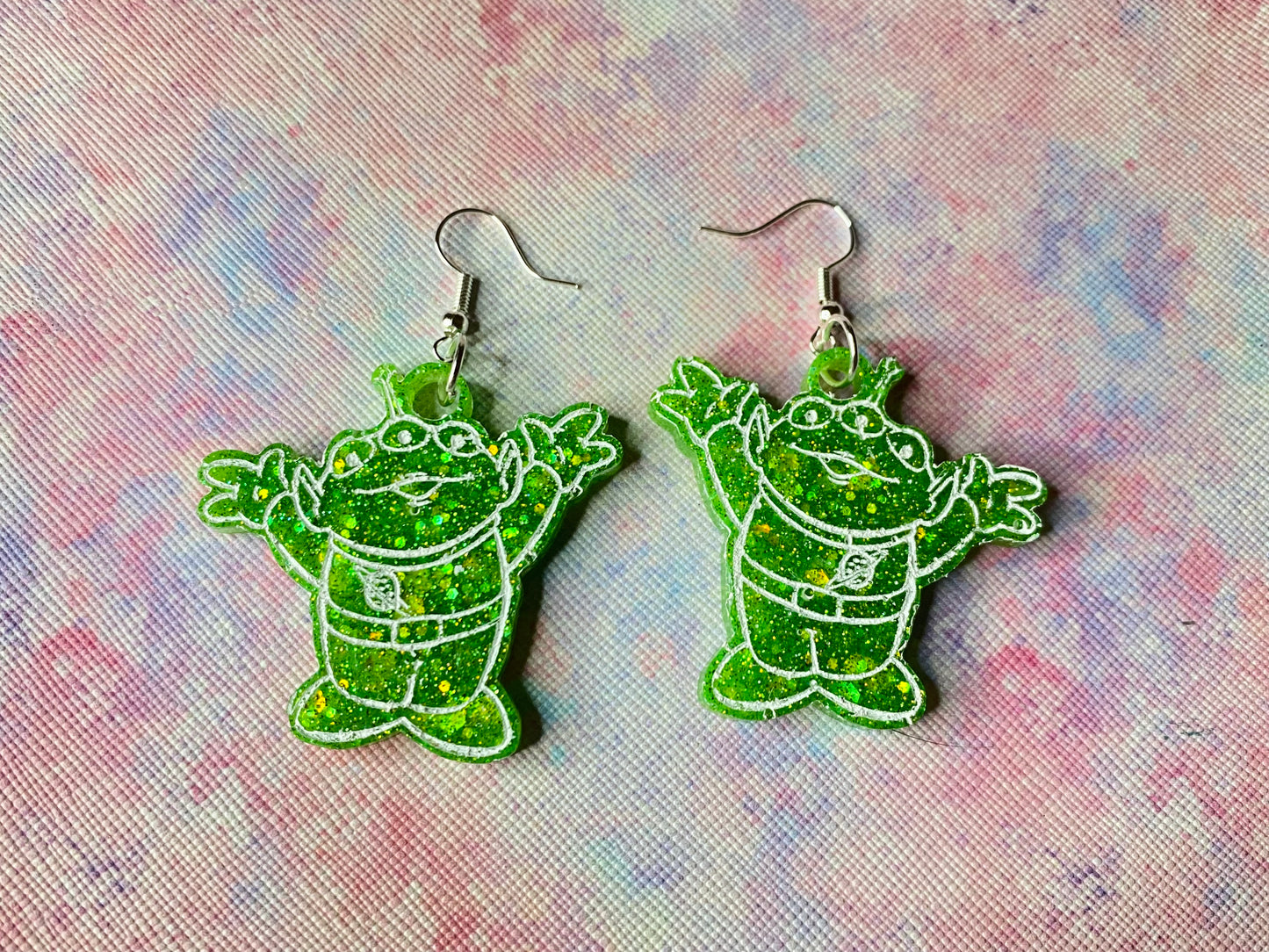 Toy Alien Earrings