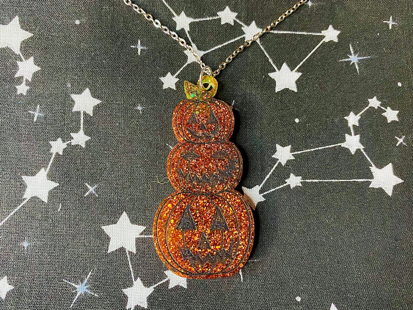 Pumpkin Stack Necklace