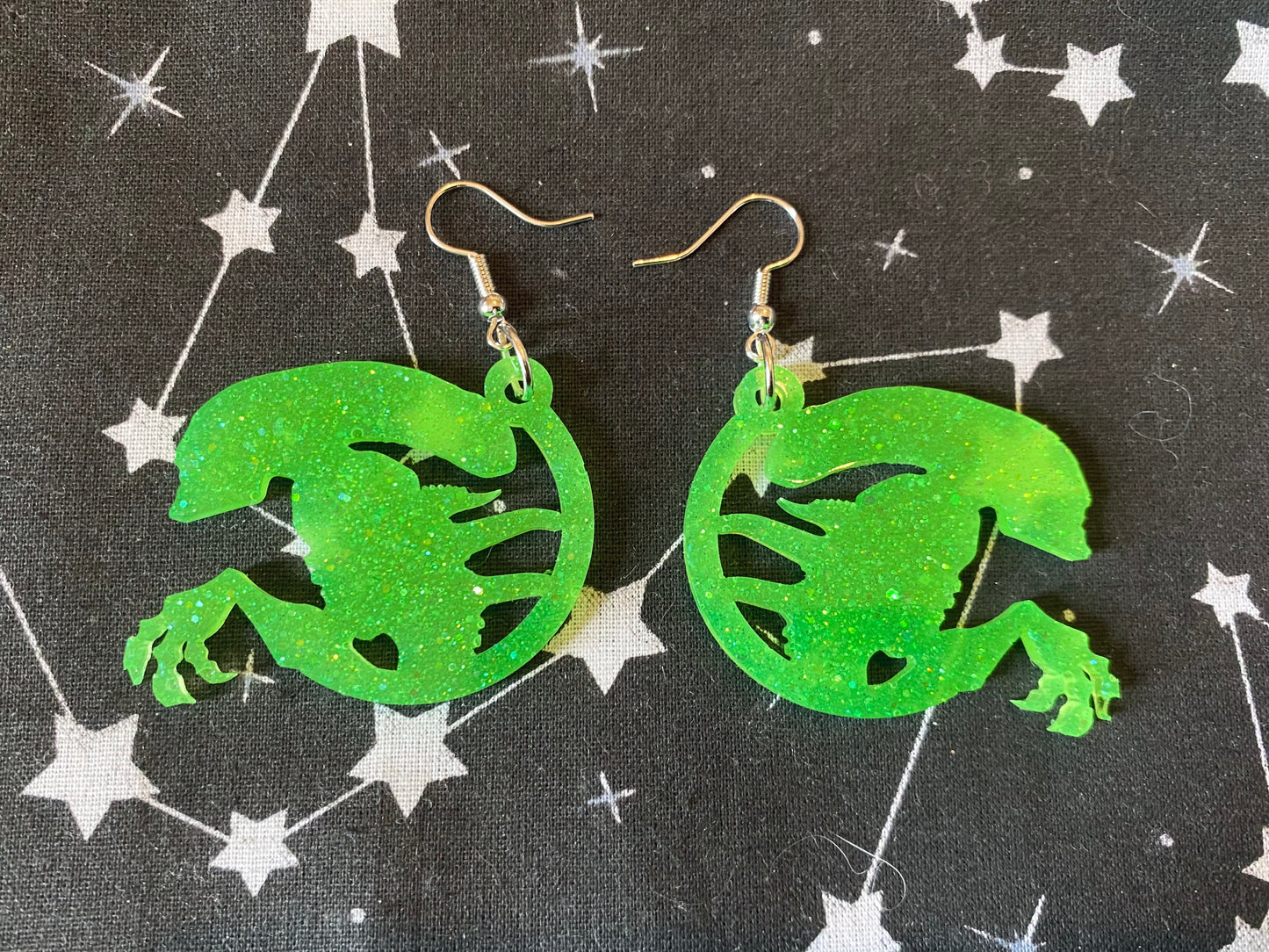 Alien Earrings