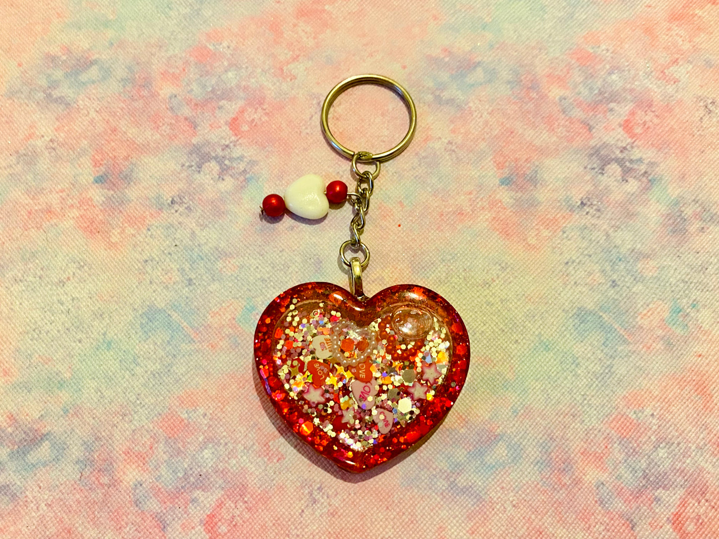 Heart Shaker Keyring