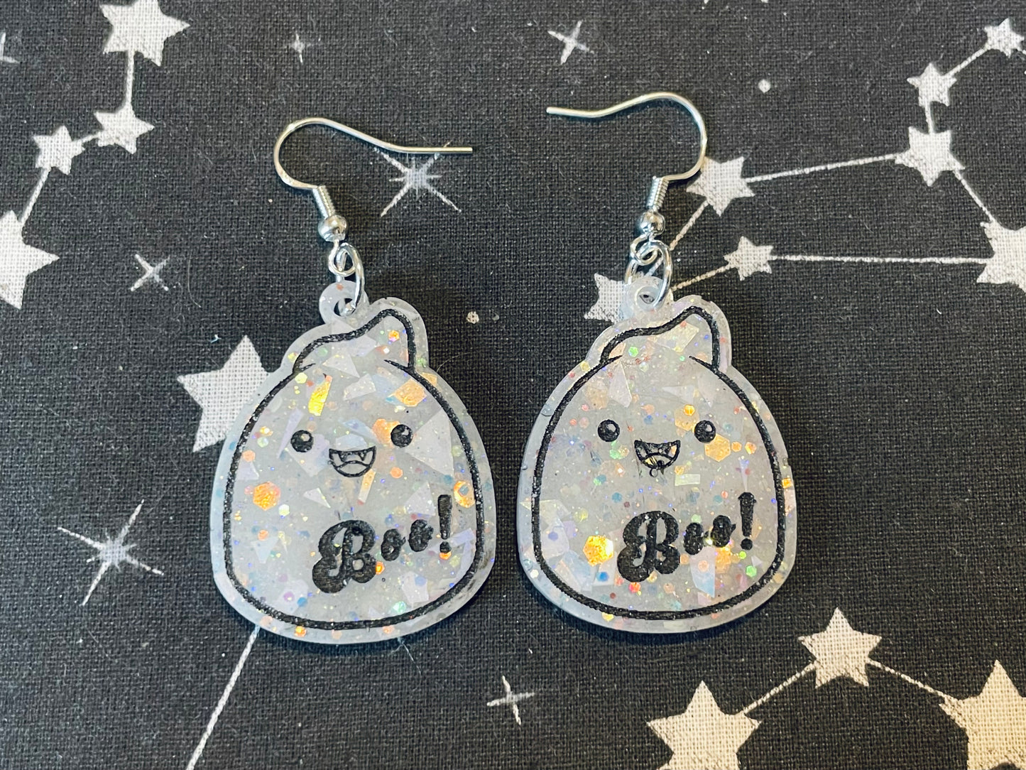 Boo Ghost Earrings
