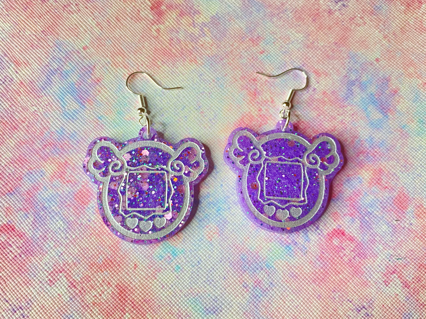 Virtual Pet Earrings