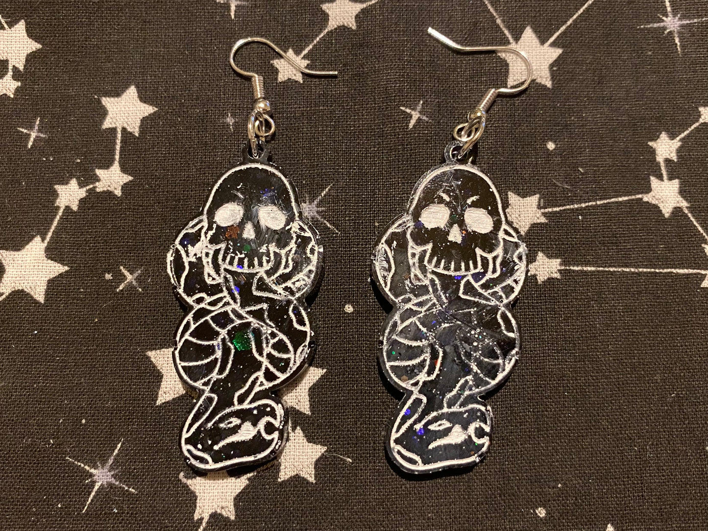 Death Skull Earrings