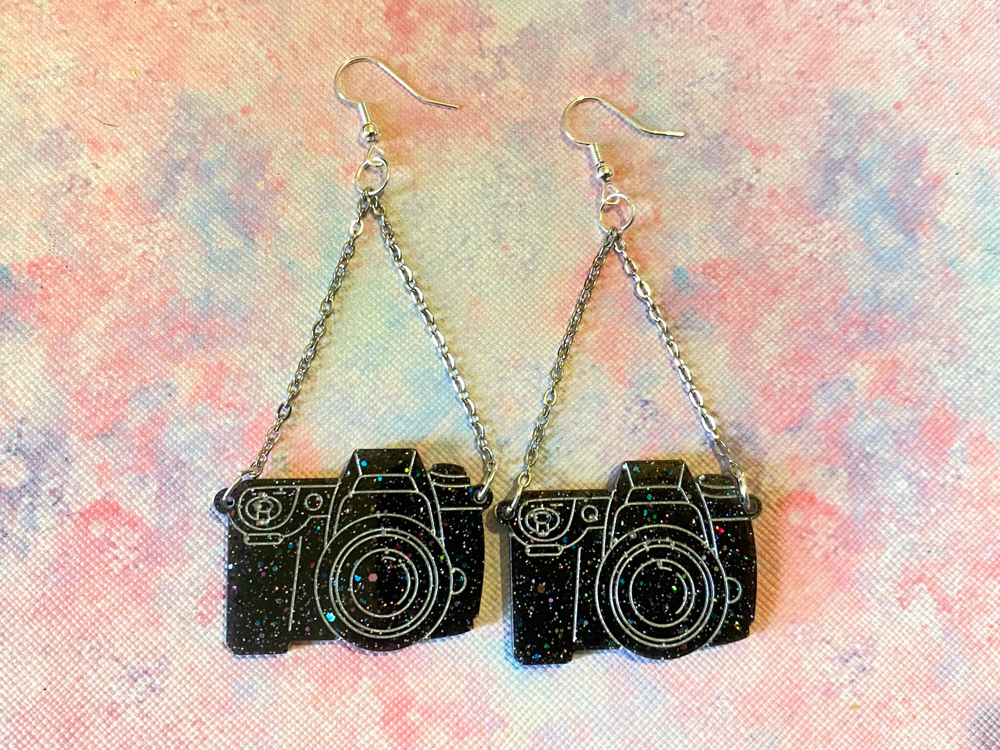 Camera Earrings