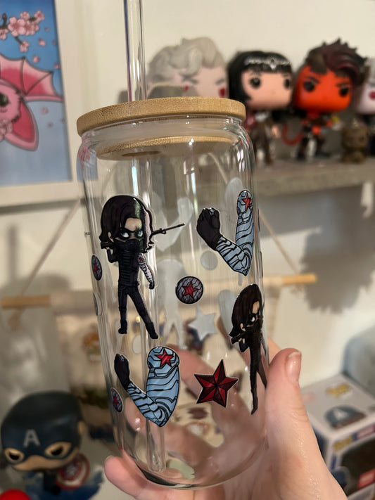 Chibi Winter Soldier Libby Glass