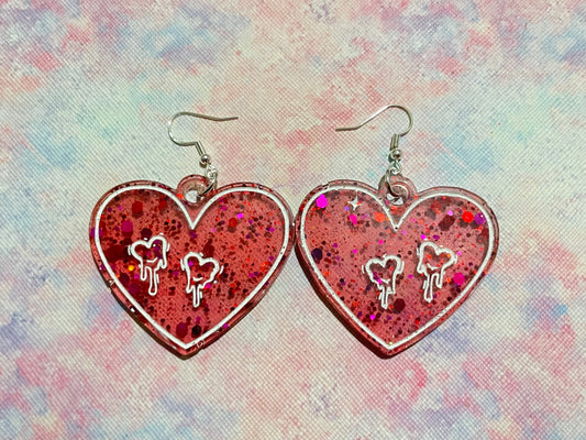 Valentines Love Bite Earrings